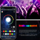 4pcs USB Port Dash LED Strip Lamp Accessory Decorative Car Interior Lights Foot