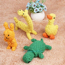 4pcs Durable Animal-Shape Pet Dog Chewing Toys Set Tooth Clean Cotton Rope Toys