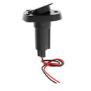 2 Pcs Marine Boat Nylon 2 Pin Stern Light Plug-in Pole Base Installation