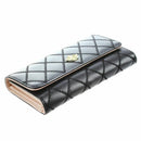 Women Lady Long Clutch Purse Bags Leather Bag Card Holder Wallet Black