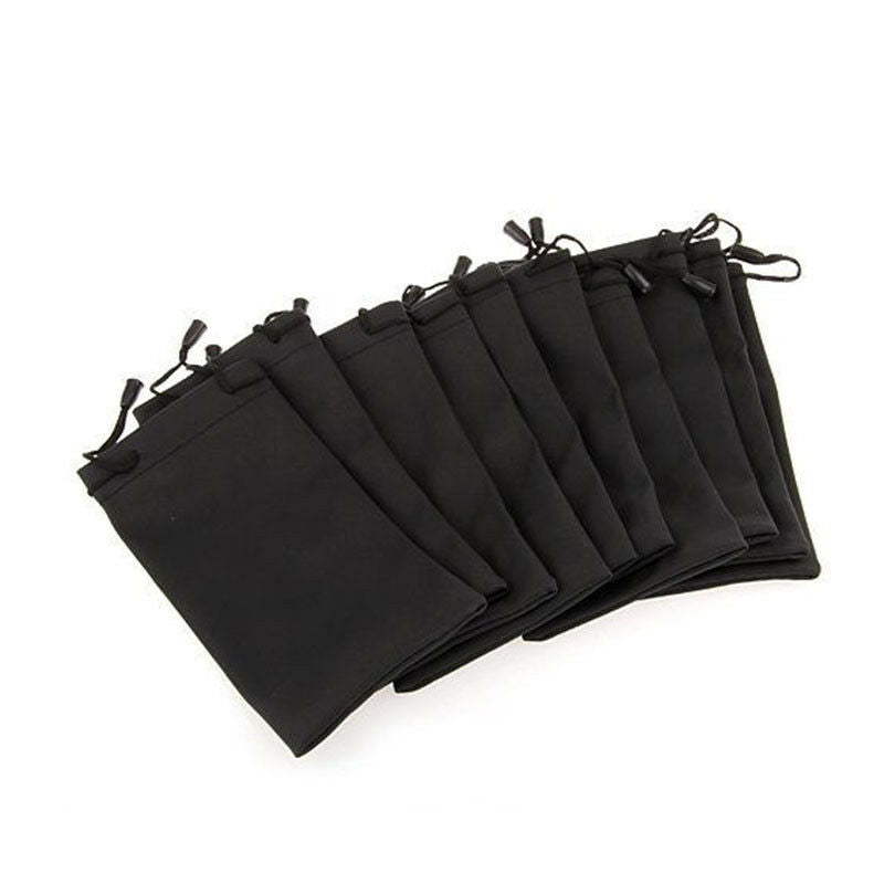 18*9cm Sunglasses Bag Pouch Soft Cloth Cleaning Optical Glasses Case