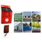 Waterproof Solar Sound Alarm Light Motion Sensor Siren Flash with Remote 6-LED
