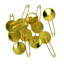 10pcs 20mm DIY Jewelry Cabochon Cameo Setting Brooch Blank Base Safety Pins
