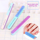 Six-Sided Nail Polishing File Creative Printing Nail Sanding Tool Buffer