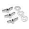 18 Pieces Cymbal Replacement Accessories Cymbal Felts Hi-Hat Clutch Felt Hi