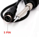 Electric Soldering Iron 5 Pin Welding Hot Air 50W 24V Replacement Repair To T9P6