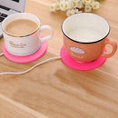 Cartoon Silicone Heater Warmer Cup Pad Hot Drinks Beverage Mat Cup Coaster E8W7