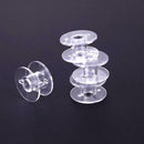 50pcs Universal Plastic Transparent Empty Bobbins Spool for Sewing Machine A