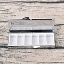 Mini Travel Metal Pill Box Medicine Drug Vitamin Tablet Organizer Container LJ