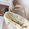 Splicing Leather Plush Casual Shoulder Top-handle Bag Autumn Handbag for Female