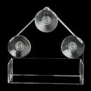 Transparent Plastic Adsorption Type House Shape Bird Feeder Innovative Suct