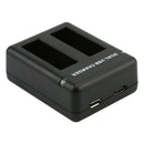 Dual Battery Charger USB C + Micro USB Input for GoPro Hero 9 Hero9 Black