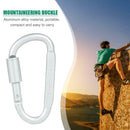 Aluminum Alloy D Carabiner Keychain Outdoor Climbing Snap Hanging Buckle