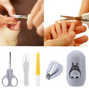 4pcs Animal Cartoon Baby Barrel Nail Clippers Set Baby Safety Nail Care Kit