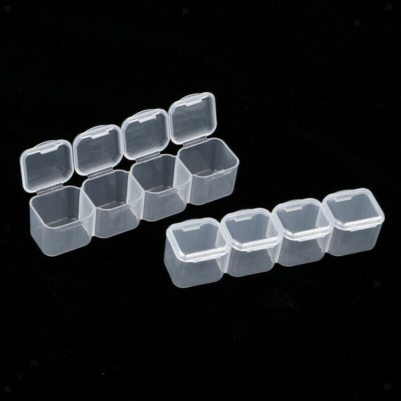 56 Compartments Jewelry Storage Box Nail Art Rhinestone Organizer Container Case