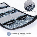 5X(Caden Filter Case 6 Pocket Camera Lens Filter Pouch Bag for 25Mm-86Mm F F5B7)