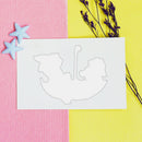 DIY Stamp Album Embossing Template Metal Rabbit Umbrella Cutting Die (A)