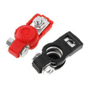 1Pair Car Battery Terminal Adjustable Clamp Clip Connector Nagative Positive