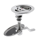 Stainless Steel Turning Lock Boat Hatch Latch with Lift Handle 2"
