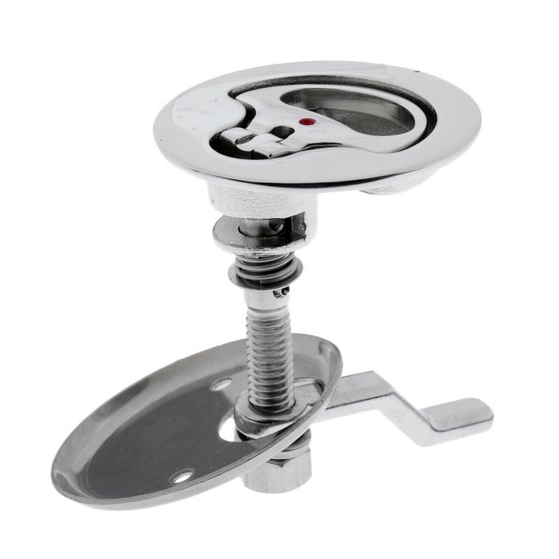 Stainless Steel Turning Lock Boat Hatch Latch with Lift Handle 2"