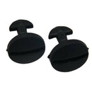 2pcs Bumper Tow Fastener Clip Towing Eye ABS For