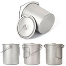 750ml Camping Hanging Stock Portable Camping Hiking Backpacking Hanging Stockpot