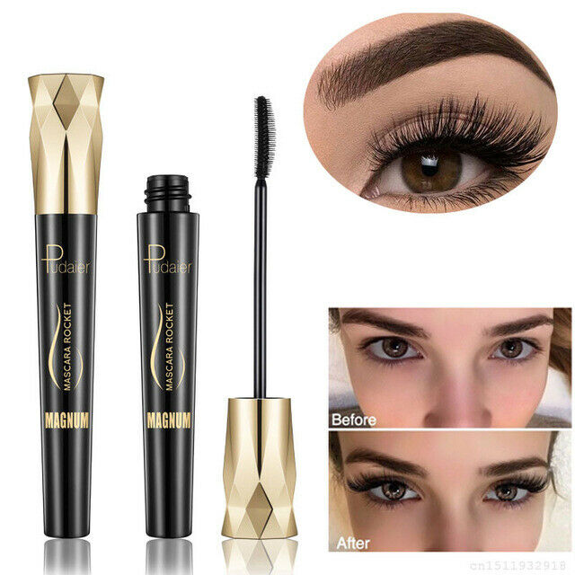 Pudaier 4D Silk Fiber Lash Mascara Curling Volume Express Eyelashes Waterpr P3Z9