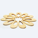 Diy Jewelry Accessories Drop Earrings White Embryo Wood Color Solid Wood wi V7F9