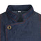 Unisex Denim Chef Jacket Coat Short Sleeves Shirt Kitchen Uniform Blue M