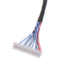 DF14 20Pin 20-20 Signal 8 Bit LCD Screen Driver Board Line LVDS Screen Cable  Gw