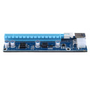 USB 3.0 PCI-E Express 1x to16x Extender Riser Card Adapter SATA 6Pin Power A