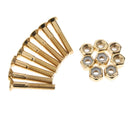 Skateboard Hardware Set Carbon Steel Mounting Screws Nuts Set Skateboarding