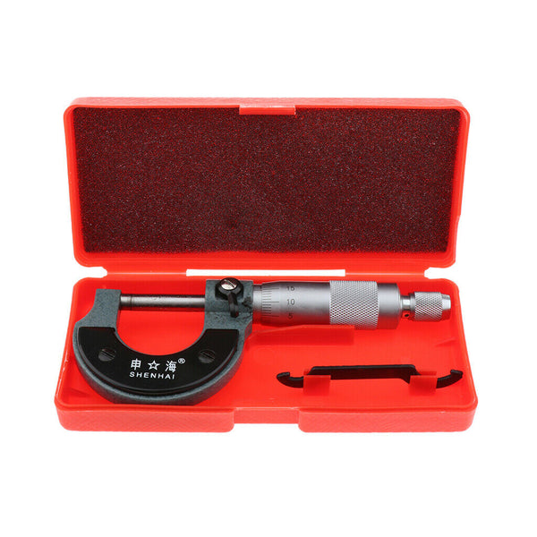 Precision Outside Micrometer Set Measuring Tool 0-25mm, 0.01mm, Durable