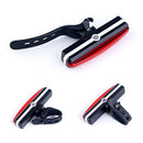 Bright Red USB LED Cycling Bicycle Taillight Rear Lamp Bike Warning Light 6 Mode