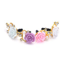 2PCS 3.5mm Rose Crystal Anti Dust Cap Earphone Jack Plug Stopper Cell Phone LJ