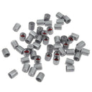 50pcs Plastic PMS Tire Valve Stem Caps Covers for Car Truck Motorcycle