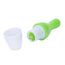Mini Green Retractable ballpoint pen Blue Refill Writing Cute Tiny V3K2