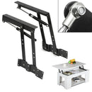 2Pcs Folding Spring Tea Table Hinge Furniture Lift Up Top Mechanism Hardwar