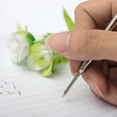 10Pcs School 0.5mm Black Ink Ball Point Pen Replacement Refills 9.8cm Length bvf