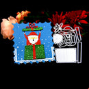 Carbon Steel Metal Cutting Dies Santa Claus Embossing Stencil for DIY Craft
