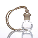 1Pc Car 8ml hanging empty glass perfume bottles pendant car ornament M&E