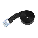5m 25mm Roof Rack Cam Buckle Lashing Tie Down Strap Rope for Kayak SUP Black