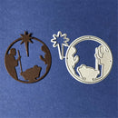 Happy Jesus Nativity Scene Metal Cutting Dies DIYScrapbooking Paper Cards