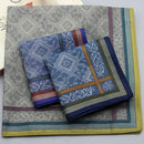 3x 100% COTTON MENS HANDKERCHIEF PLAID  SQUARE HANKY CLASSIC DESIGN