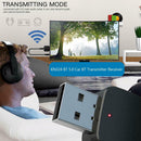 KN324 Car Bluetooth 5.0 Transmitter Portable Music Car Receiver w/3.5mm AUX Cord