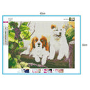 5D DIY Full Drill Diamond Painting Lovely Dogs Cross Stitch Embroidery Kits
