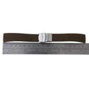 Silicone Rubber Watch Straps Clasp Waterproof 22 mm Coffee P1K7