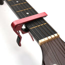 Quick Change Clamp Metal Classic Tone Adjusting Capo Guitar Parts (Red)