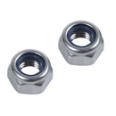 50 Pcs 304HC A2 70 Stainless Steel Hex Nylock Lock Nut M8 8mm