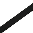 Household 12M Length Stretchy Elastic Band Roll Black 22mm Wide B5L3